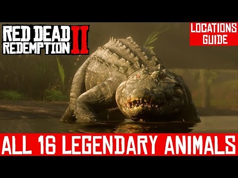 ALL 16 Legendary Animals Locations Guide | Red Dead Redemption 2
