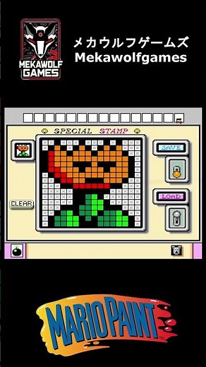 Mario Paint Stamp Mode #mariopaint #mariopaint #supernintendo #snes #nintendo #mario #supermariobros