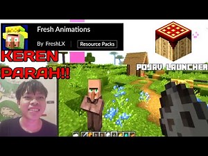 Cara Pasang dan Download Fresh Animation di MINECRAFT Java Edition I Pojav Launcher Android I