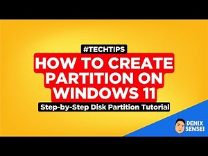 How to Create Partition on Windows 11 | Step-by-Step Disk Partition Tutorial