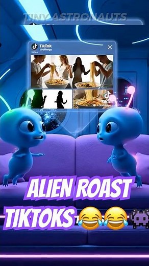 Aliens binge Earth TikToks… and they’re not impressed 👾📱