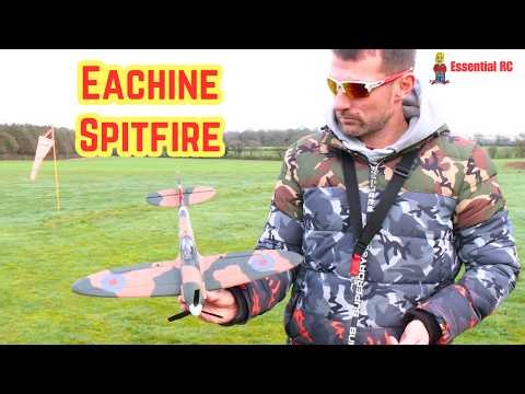 READY & EASY TO FLY ! Eachine RC Spitfire BNF or RTF Brushless 6-Axis Gyro One Key Aerobatics