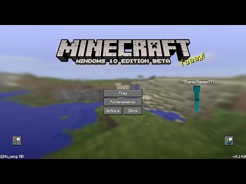 Minecraft Windows 10 Edition Beta 0.14.0 Gameplay