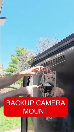 EASY RV Backup Camera MOUNT #hikertrailer