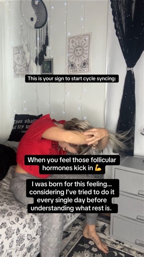 20K views · 84 reactions | Well I do still try every day but suddenly it isn’t all as heavy. I use the MUSA app on iOS for free it’s sooooo amazing!!! #womenshealth #cyclesyncing follicular #hormones nervous system regulation for women , rest, feminine energy | 픦픡픞픥픬픩픦픰픱픦픠 | Facebook