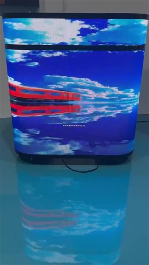 Bar counter, front desk, reception desk, display cabinet screen