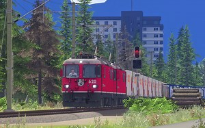 模拟火车2021 在瑞士苏塞尔瓦线的列车