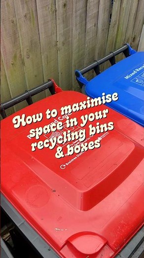 Simple tips to maximise your recycling capacity ♻️