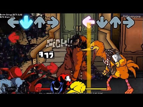 FNF Broken Strings | Pibby Tantrum BETA | FNF Vs Big Bird MODS Song Cover - Friday Night Funkin'
