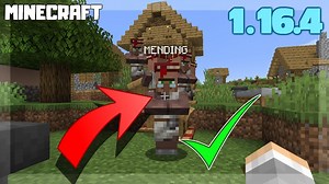 How to Make a MENDING Villager in Minecraft! 1.16.4