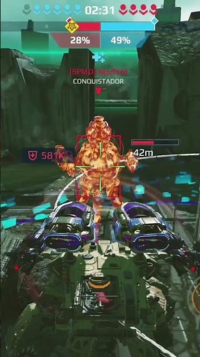 Devourer no conoce el miedo ☠️ #warrobots #devourer #krakenindra #titanslayer