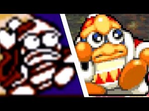 Kirby: Nightmare in Dream Land - All Bosses Comparison (GBA vs Original)