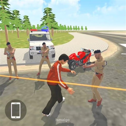 🚨 Police vs Mafia 🔫 Indian Theft Auto Simulator😱#indiantheftauto#indianbikedriving3d#trending#shorts