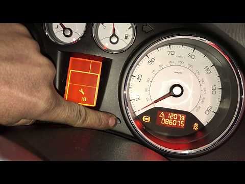 Peugeot 308 service reset light / spanner symbol reset
