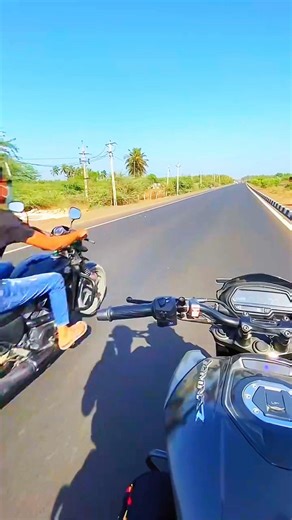 Dominor 400 vs bullet drag race#reels #viral #love #bikelife #shortvideo