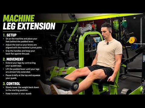 Machine Leg Extension – Build Stronger Quads with Control