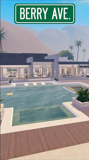 NEW BERRY AVENUE GATED MANSION UPDATE! 🌴☀️ #roblox #berryavenue #berryavenueupdate #shorts