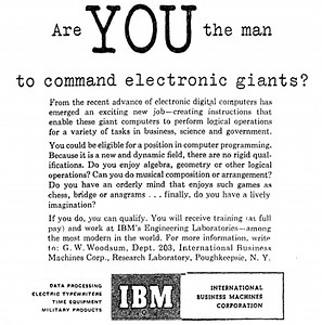 When @IBM Hired Musicians as Programmers #retrocomputing