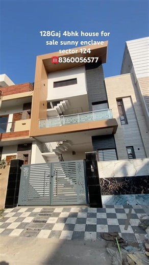 128 Gaj 4bhk house for sale sunny enclave sector 124 #viral #home #trending #property #shortvideos