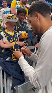 349K views · 11K reactions | Tyrese Haliburton made sure to sign every autograph before Game 2  | Indiana Pacers | Facebook