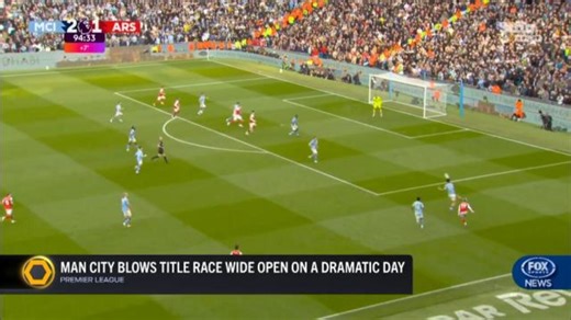 EPL Wrap: City blow title race wide open