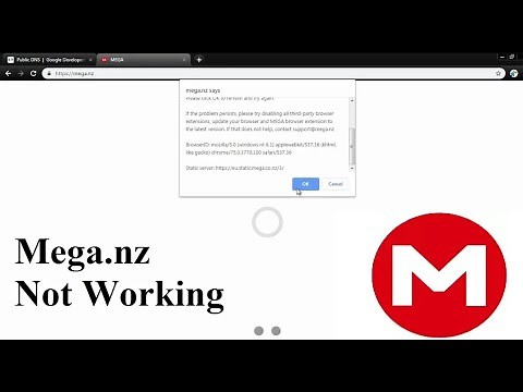 Mega.nz Failed to load, (Website Not working) 2025 [Resolved] DNS Settings