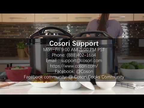 Cosori | Premium 6-Quart Electric Pressure Cooker Setup (CP016-PC)
