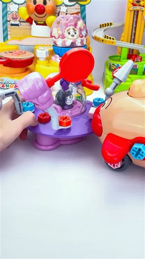 ASMR Unboxing Anpanman car assembly toys Videos #asmr #toys #anpanman #train #cartoon