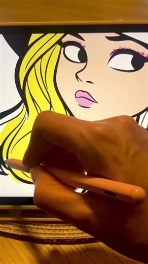 Coloring barbie for kids! Fun colorinf asmr for toddlers #kidsvideo #digitalart #kidssongs #coloring