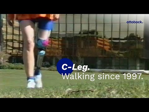 Walking since 1997 with the C-Leg Microprocessor Controlled Knee Joint (MPK) | Ottobock