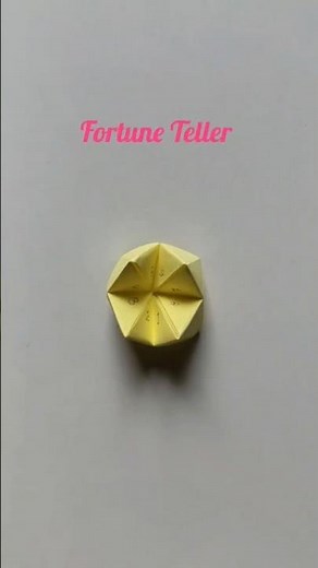 Childhood Nostalgia! DIY Origami Fortune Teller ✨ #how to make #fortuneteller #diy #usa #usashorts