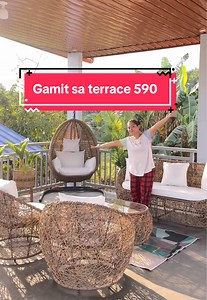 Pag-aayos ng Gamit sa Terrace ng Bagong Bahay ni Indai