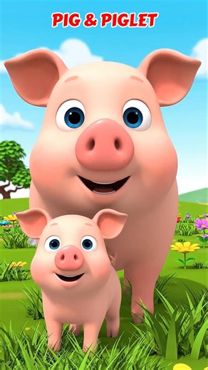 🐷 Pig & Piglet Puzzle Fun | Farm Baby Animals | Old Macdonald #cocomelon #toddlerlearning #shorts