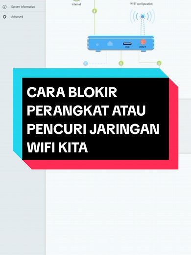 Tips Cara Blokir Perangkat atau Pencuri Jaringan WiFi Kita
