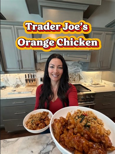 Not gonna lie… we were skeptical. But y’all said orange chicken from Trader Joe’s and here we are eating our words 😌🍊#traderjoes #traderjoesfinds #orangechicken #easydinner | Keef & Jess