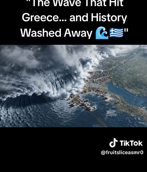 Epic Tsunami Wave Hits Greece in Stunning 4K