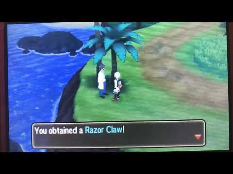 Pokemon Ultra Sun & Moon- Easy way to get razor claw