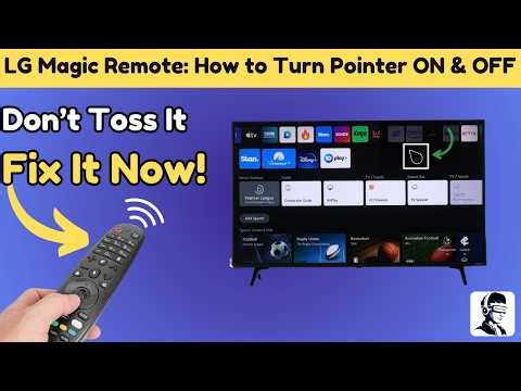 LG Magic Remote: How to Turn Pointer ON & OFF