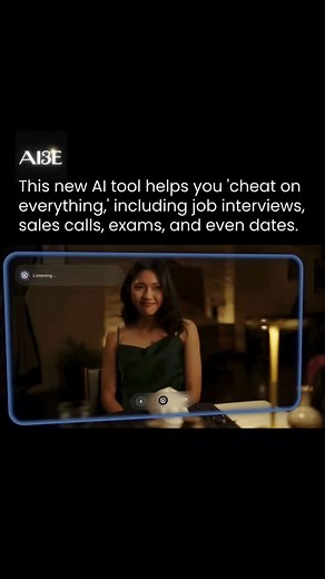 Artificial Intelligence (AI) on Instagram: "Cluely is a new AI app designed to assist users during live conversations—whether in job interviews, meetings, or even dates—by feeding them real-time responses based on what's on their screen and what it hears. Created by Chungin “Roy” Lee, a suspended Columbia University student, the app has already raised $5.3 million from investors like Abstract Ventures and Susa Ventures. Cluely works like a discreet assistant. It sits as a thin bar on your screen