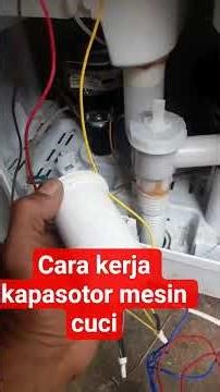 How to connect a 4-wire washing machine capacitor #shorts