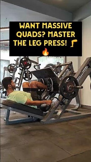 Leg Press Tutorial | Grow Legs Safely & Strong 💪