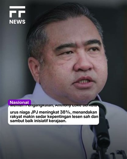 Hampir 351,000 orang perbaharui lesen memandu sejak Budi95 diperkenal