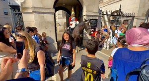 “Unforgettable Moments at Horse Guards Parade!”Description:Experience the excitement at Horse Guards Parade! Watch as joyful tourists interact with majestic horses and the King’s Guards under a stunning sky. Don’t forget to like, comment, and subscribe for more amazing adventures!Hashtags:#HorseGuards #London #TouristMagic #RoyalExperience #AdventureAwaits | The Royals King's Guard's England