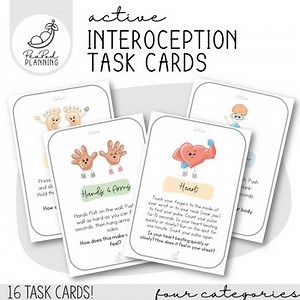 Interoception Activity Cards - Active