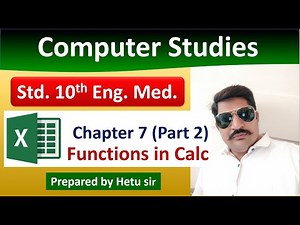 Computer Studies class 10 GSEB Chapter 7 English Medium (Part-2)