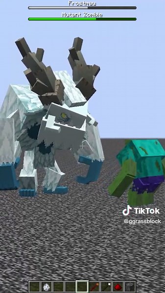 Mutant Zombies and Ravagers in Minecraft Battles