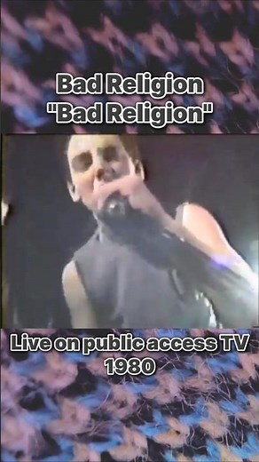 Bad Religion - "Bad Religion" live on public access TV (1980) #badreligion #punkrock #80spunk