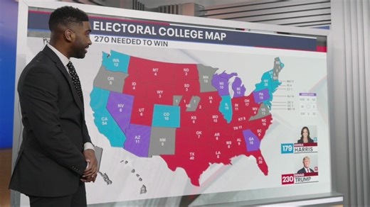 Live election results map: President and Congressional races