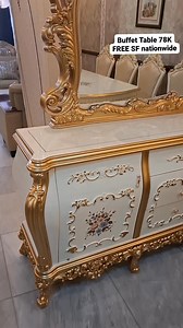 Italian Buffet Table with Mirror Php78,000 #houseofmary #classicitalian #ItalianBaroque | House of Mary