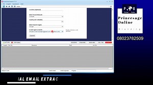 Social Email Extractor